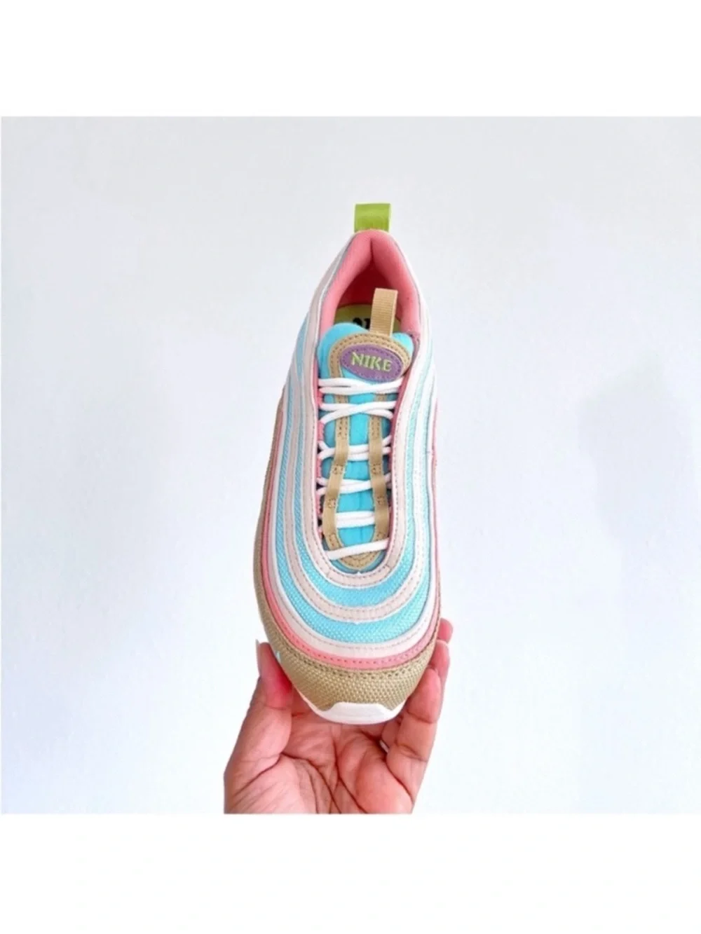Nike Air Max 97 Special Edition “Wheat Grass” Sneakers Size 7Y / 8.5 Women